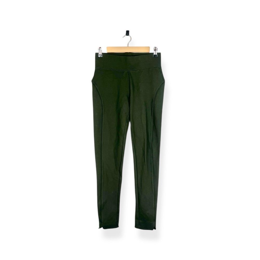 Seven7 Dark Green Pull On Stretch Leggings